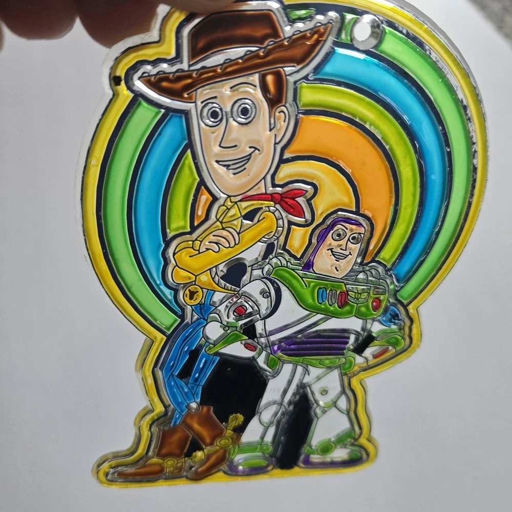 Disney Pixar Toy Story Woody Buzz Lightyear Suncatcher Greenbriar Window Hanging